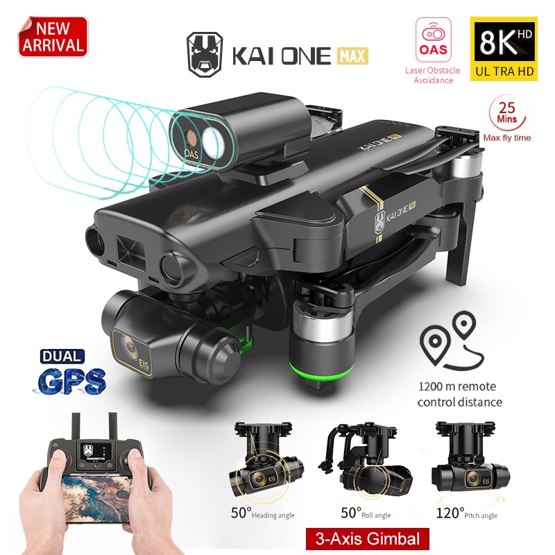 KAI ONE MAX GPS ֹ ȸ 4K Drone Professional..